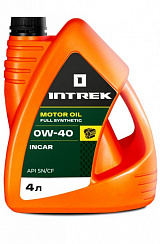 Масло моторное 0W40 SN/CF син. INCAR